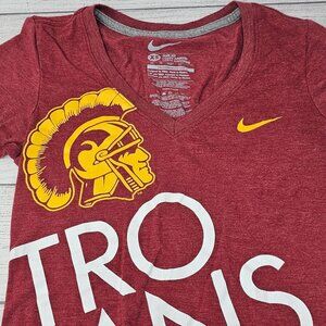 NIKE USC Trojan Women's Slim‎ Fit Shirt Size XS